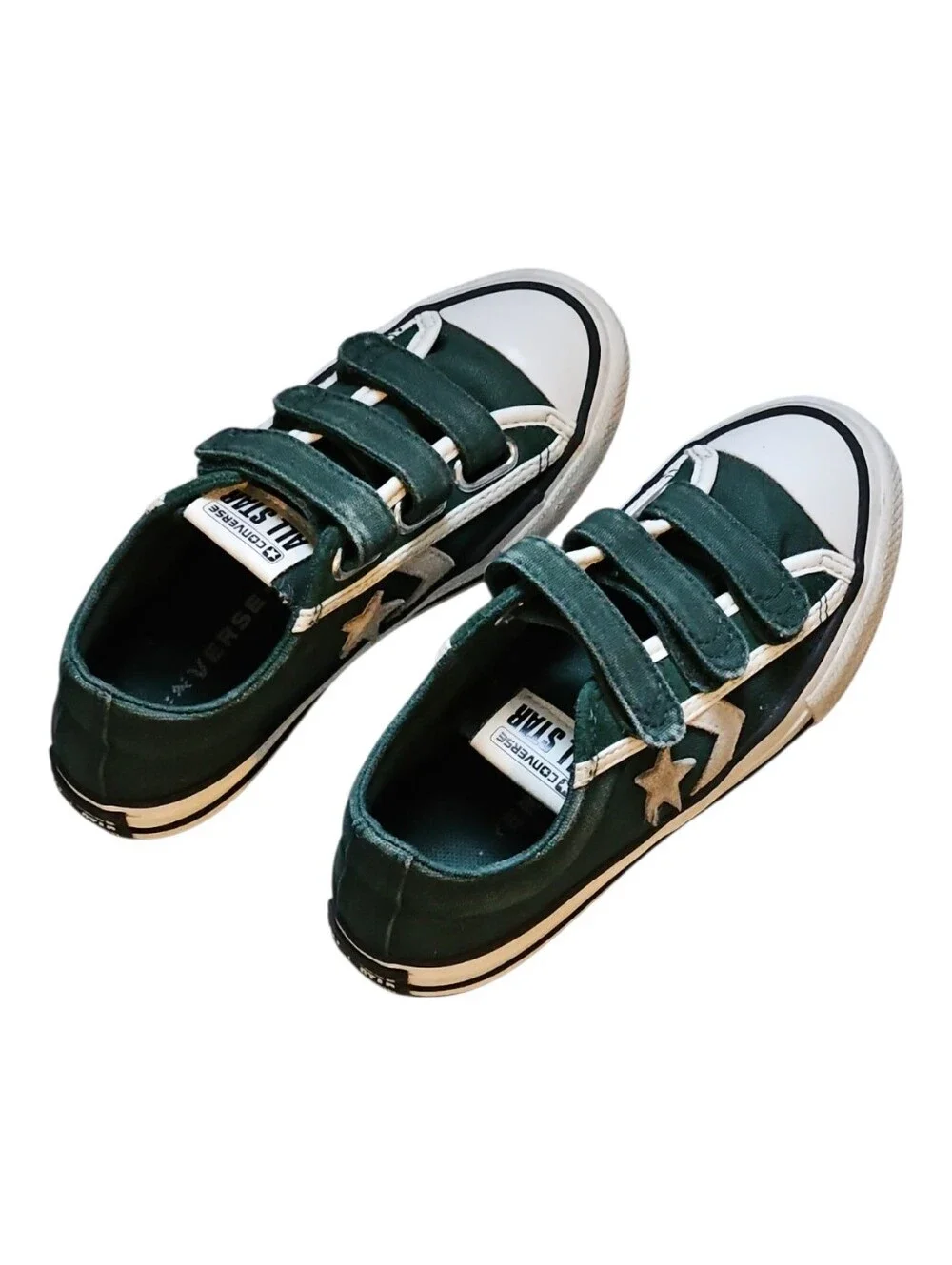 Converse Star Player 76 Easy-on Luxe Low Top Sneakers Shoes. Kids 13